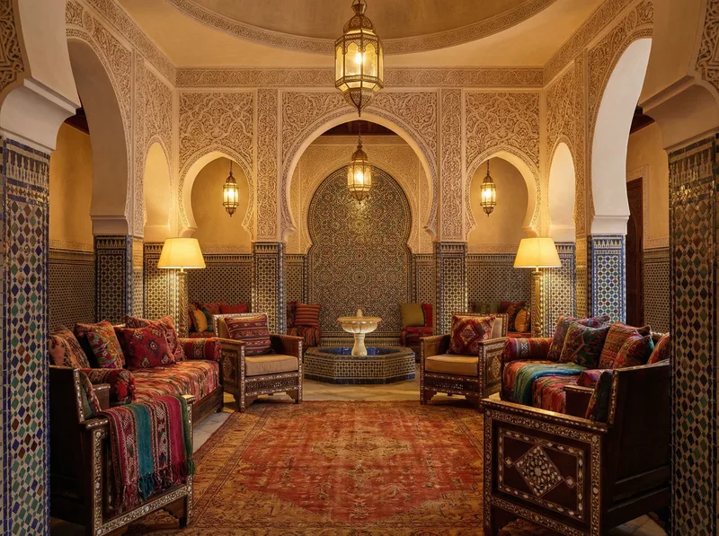 Arabian / Moroccan style interior — apartment design example | GenRoom