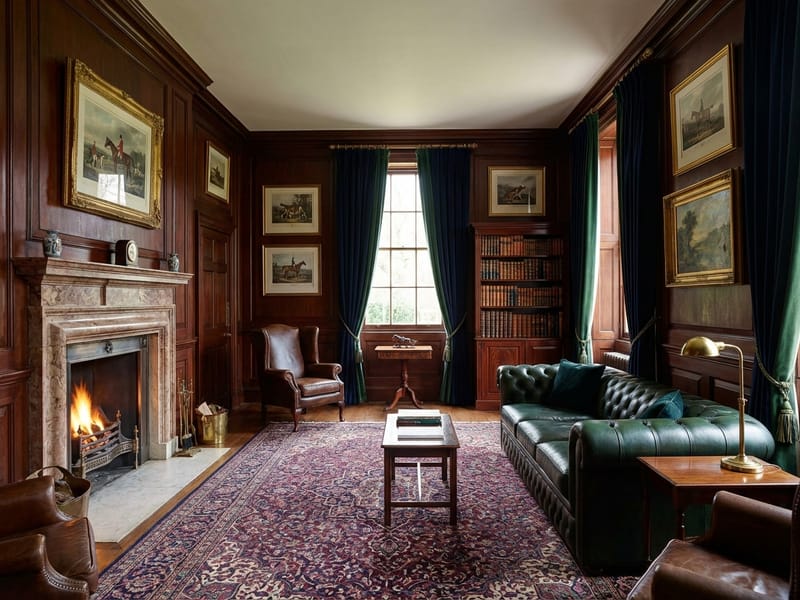 British style interior — apartment design example | GenRoom