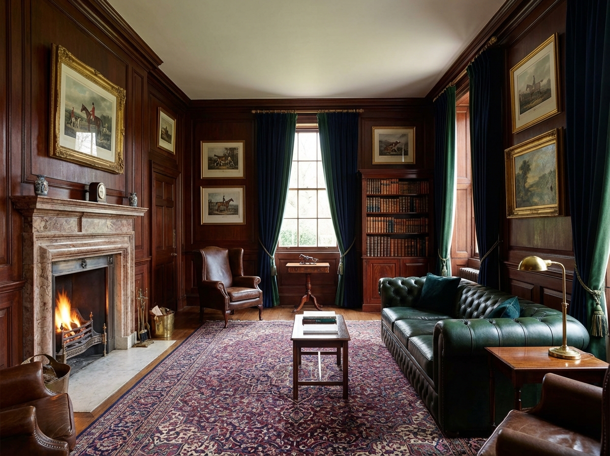 British style interior — apartment design example | GenRoom