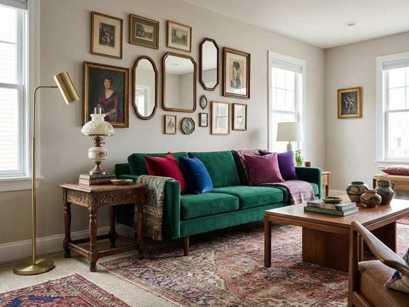 Eclectic style interior — apartment design example | GenRoom