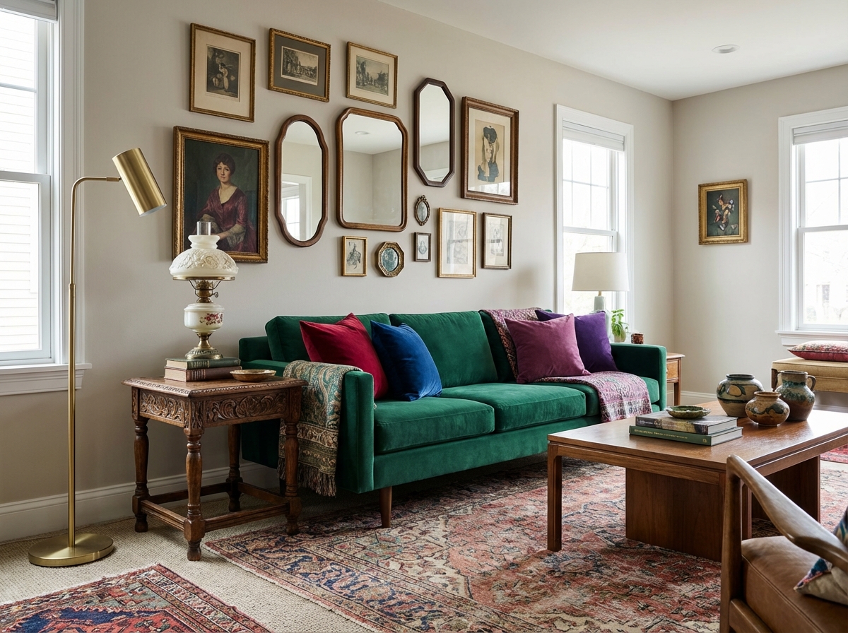 Eclectic style interior — apartment design example | GenRoom