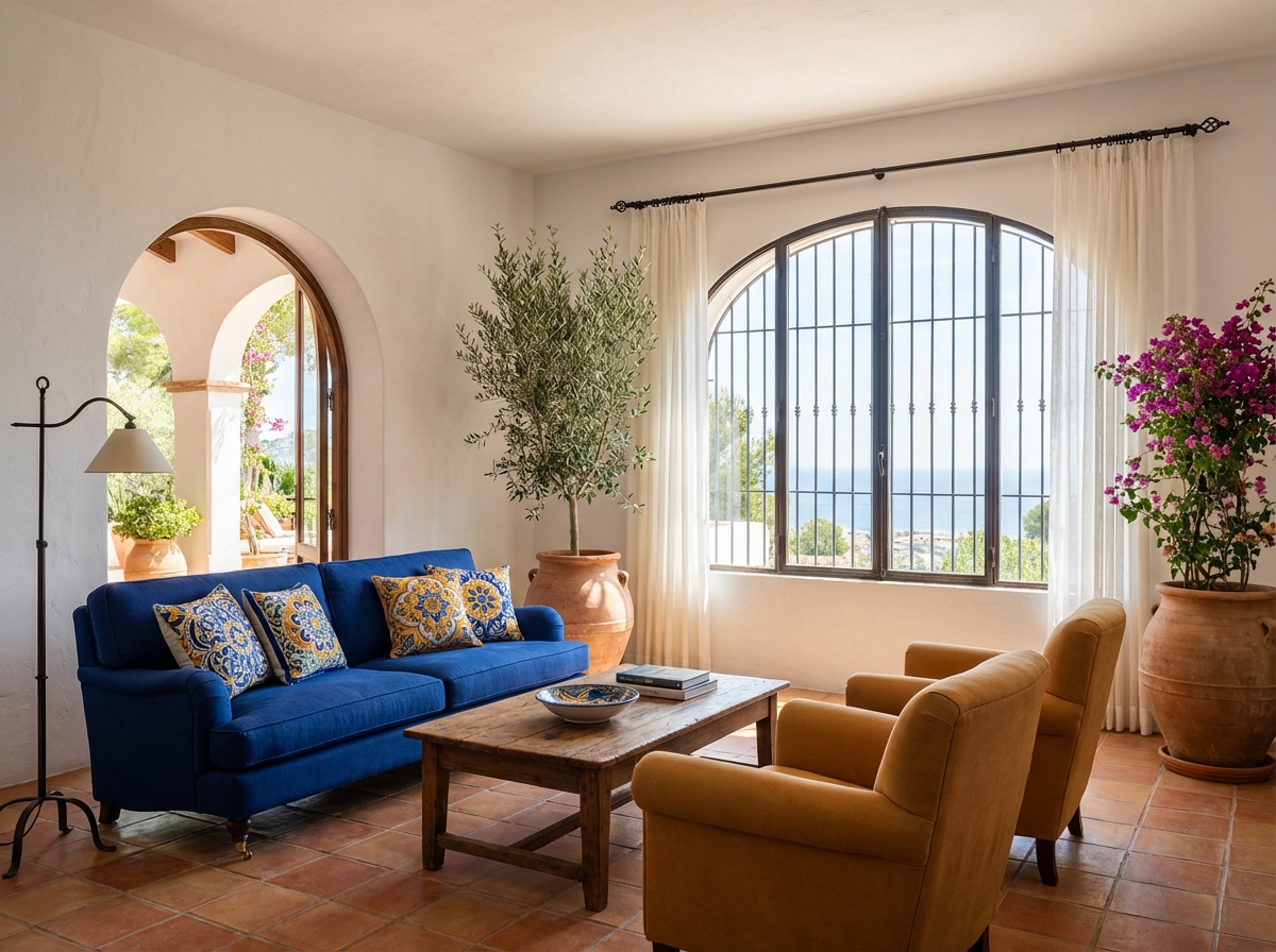 Mediterranean style interior — apartment design example | GenRoom