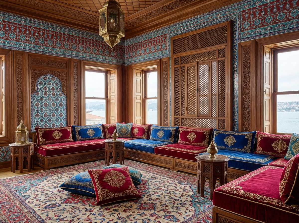 Ottoman style interior — apartment design example | GenRoom