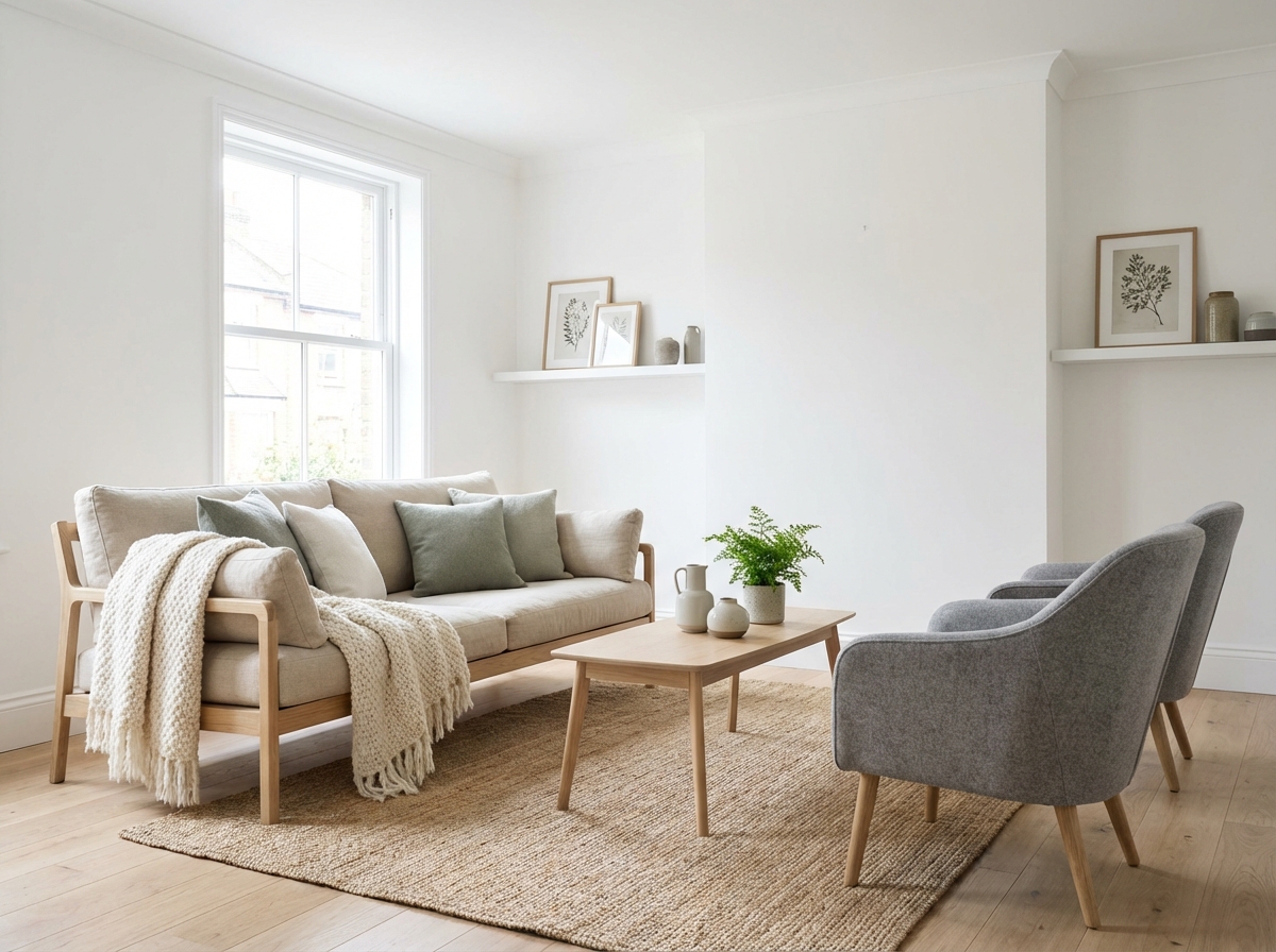 Scandinavian style interior — apartment design example | GenRoom