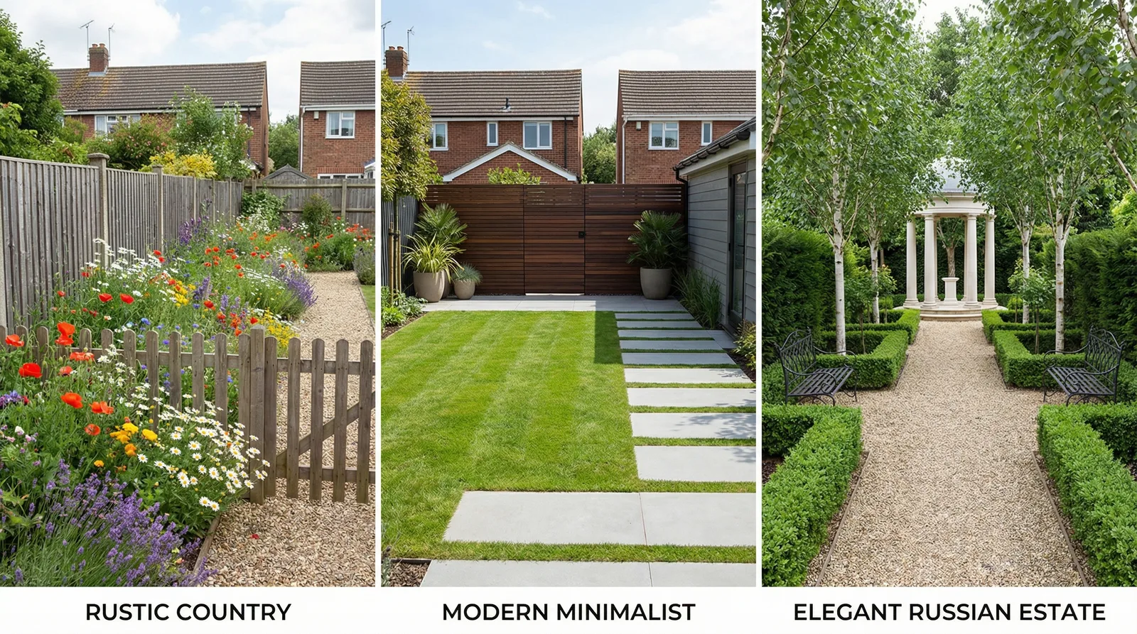 Multiple Landscaping Styles